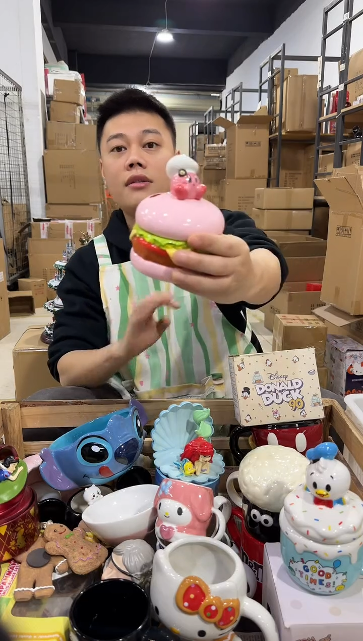 瓷片星之卡比汉堡首饰罐