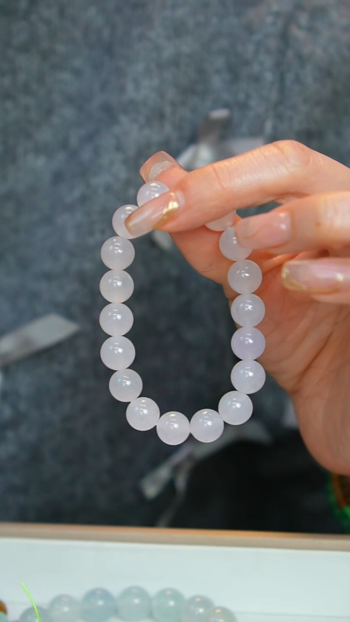 【闪购商品】翡翠手串未镶嵌69号-珠串/姿/3