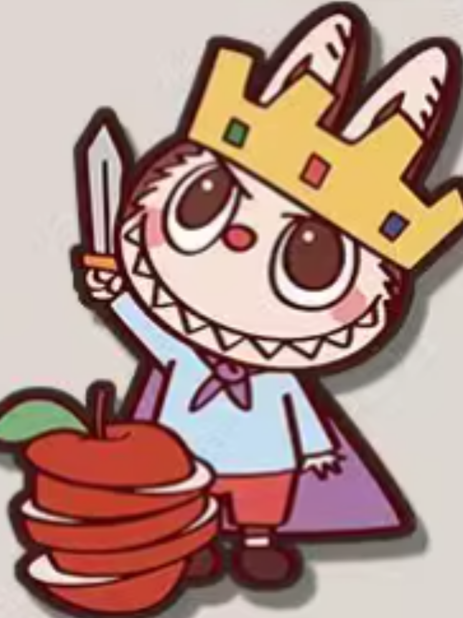 潮玩盲盒冰箱贴小野拉布布