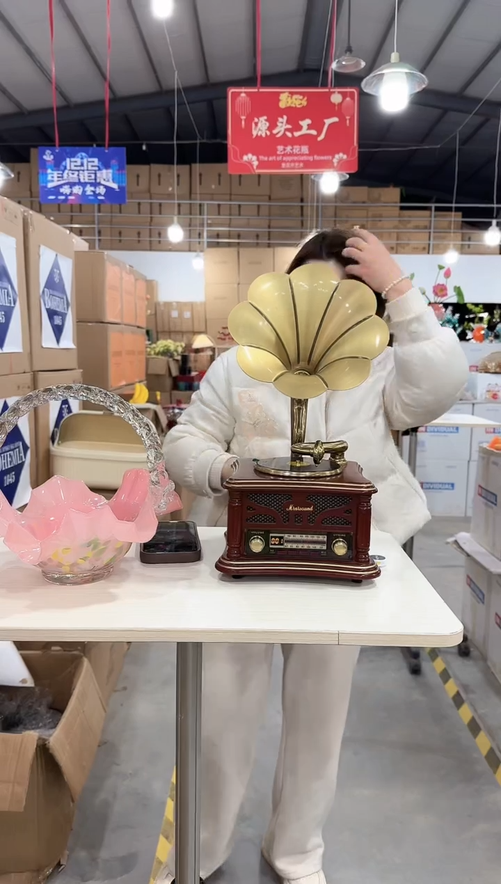 【闪购商品】玻璃于清花器L-早35