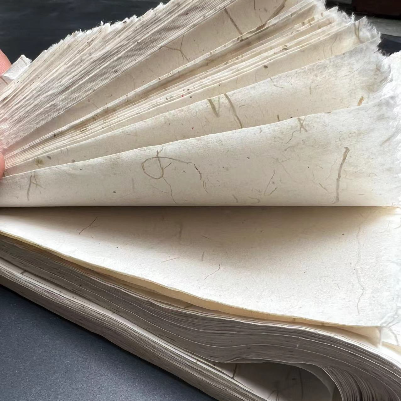 《手工竹麻老纸》书法创作专用  三分熟手工纸
