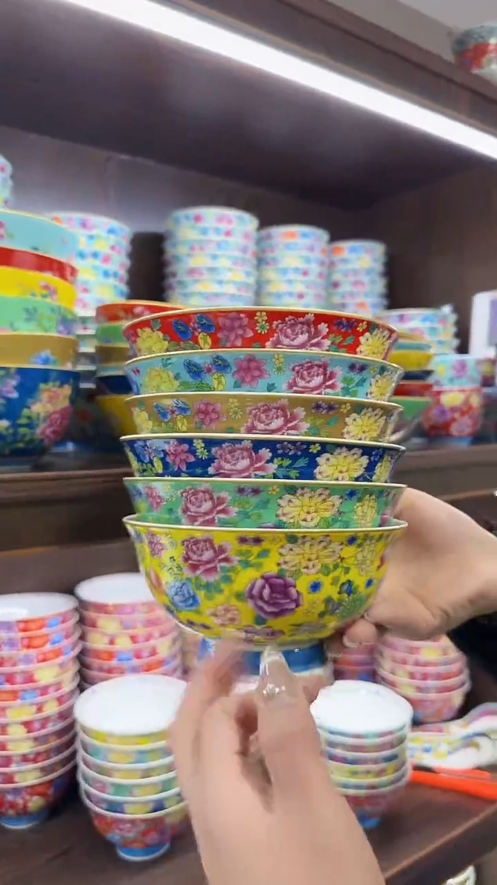 【闪购商品】瓷片  5英寸饭碗6个景德镇陶瓷【秦坊】