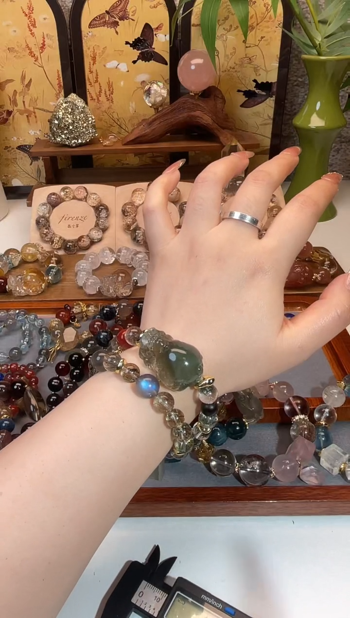 水晶摆件合金原创diy设计