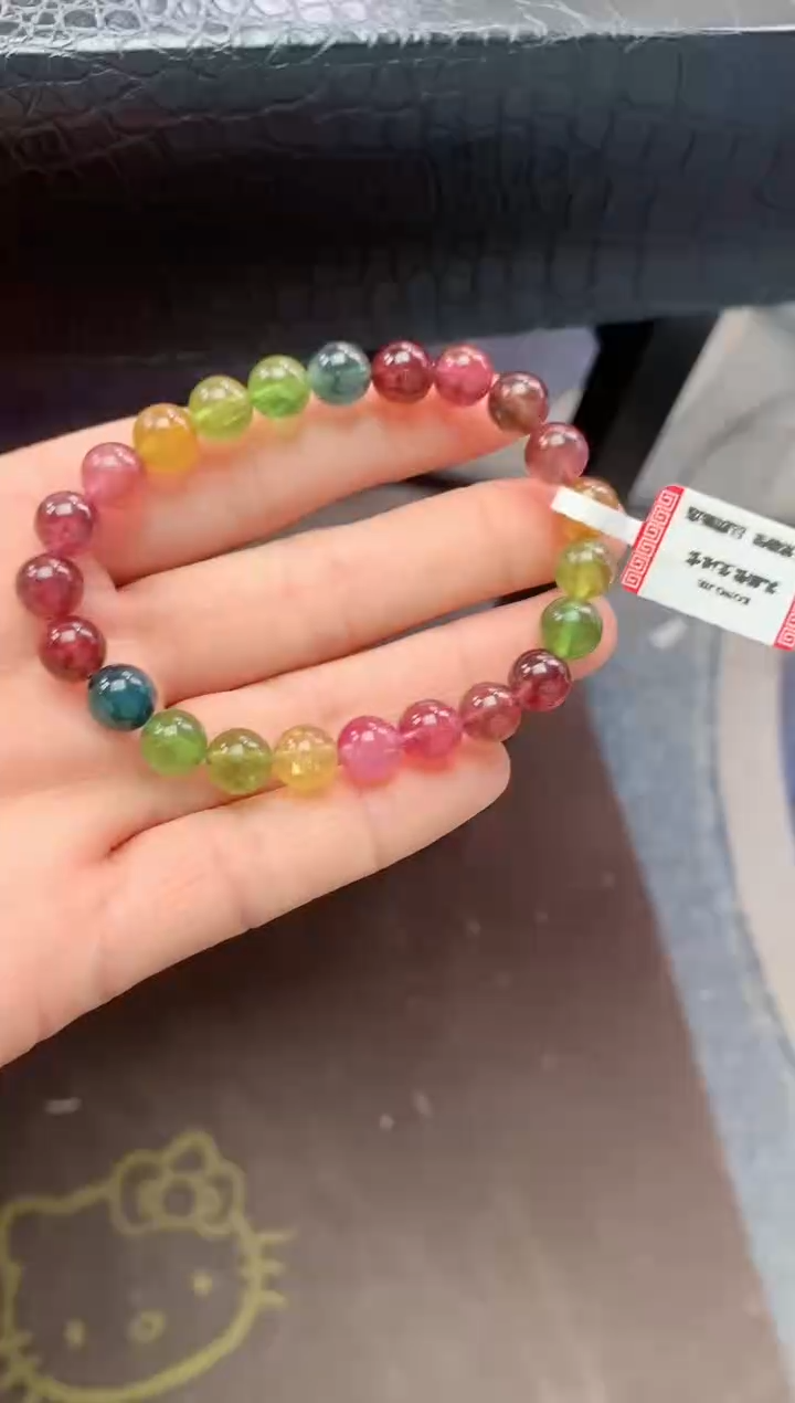 【闪购商品】碧玺手串未镶嵌多样性发一条