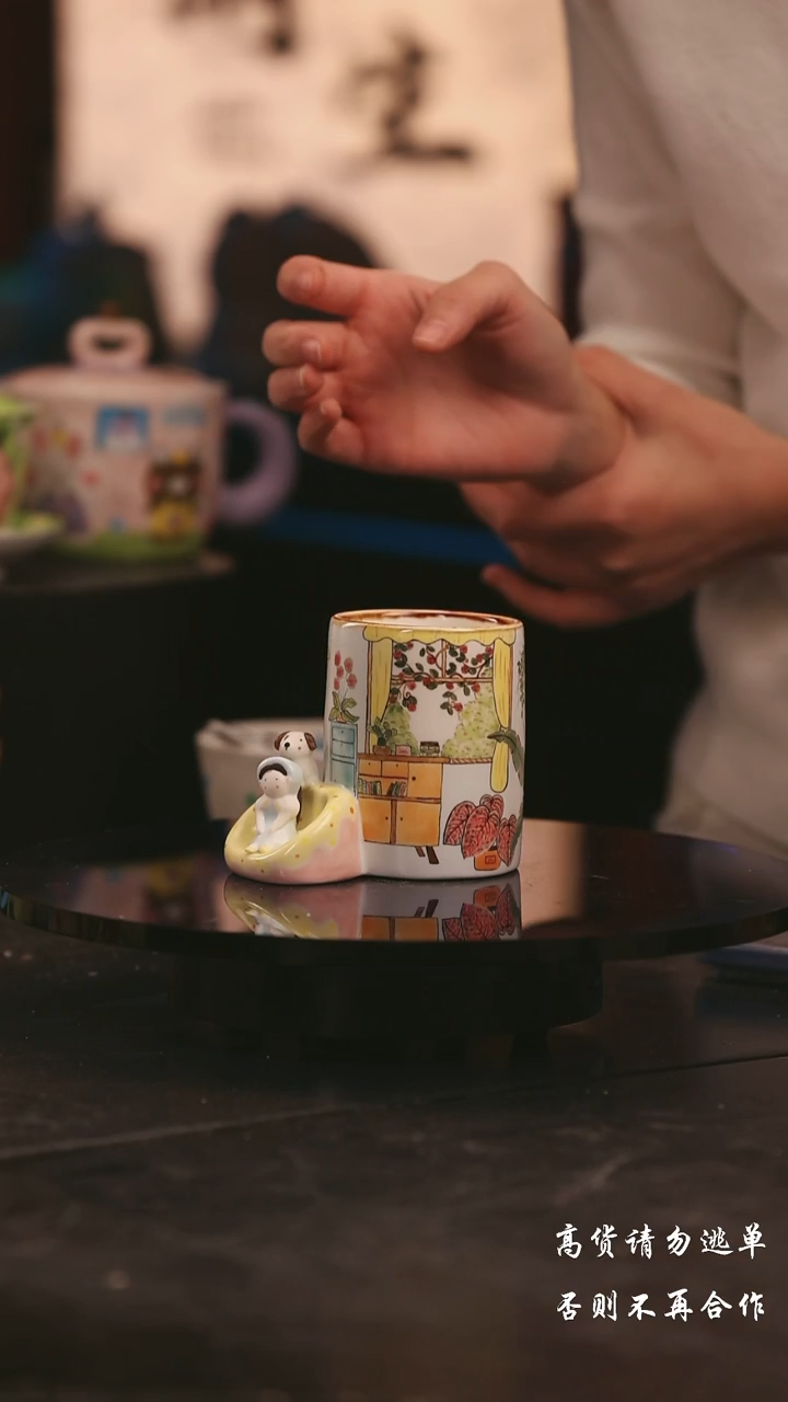 陶瓷景德镇可爱设计师款陶瓷 