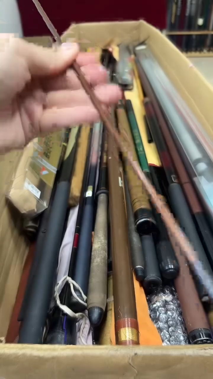 溪*鱼竿 孤品 微瑕疵 以直播间讲解为主