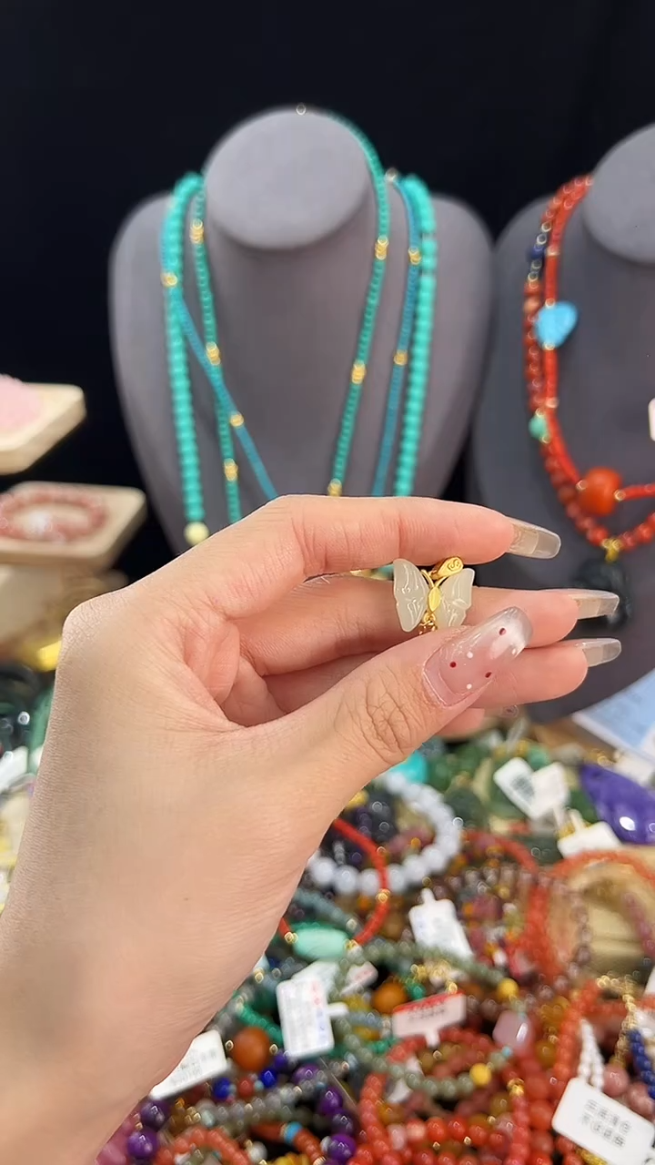 【闪购商品】和田玉颈饰银S925镶嵌吊坠