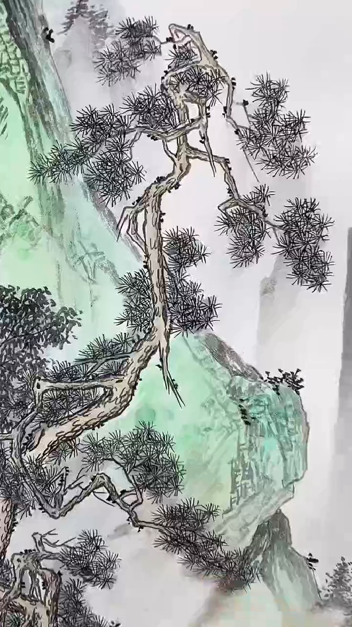 国画画都展厅明德老师国画作品9