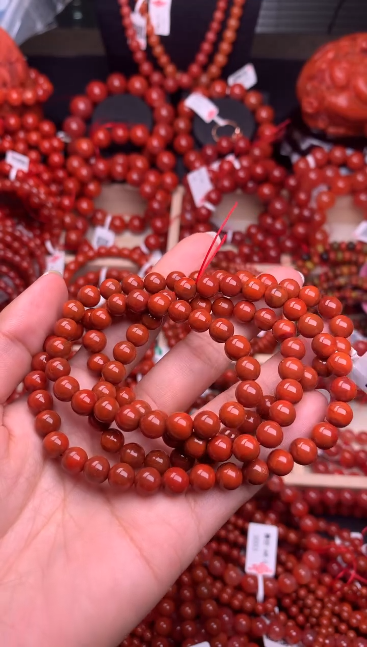 【闪购商品】南红玛瑙珠宝奇石未镶嵌6随机多样性/一条