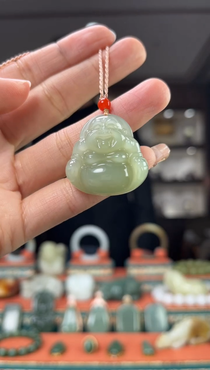 【闪购商品】和田玉颈饰未镶嵌佩佩30mm左右