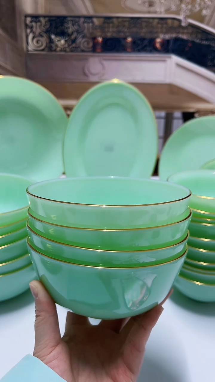 【闪购商品】...5.5英寸玉瓷碗4个口径13.8厘米 