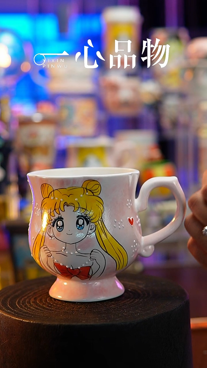 杯子瓷A505景德镇手工手绘杯子摆件