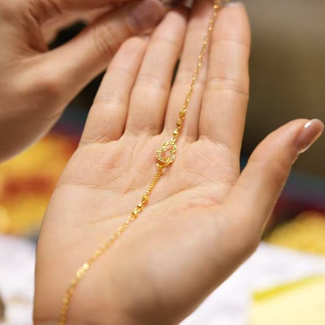 【巧玲专属】足金999龙鳞葫芦手链 经典时尚百搭 3.3