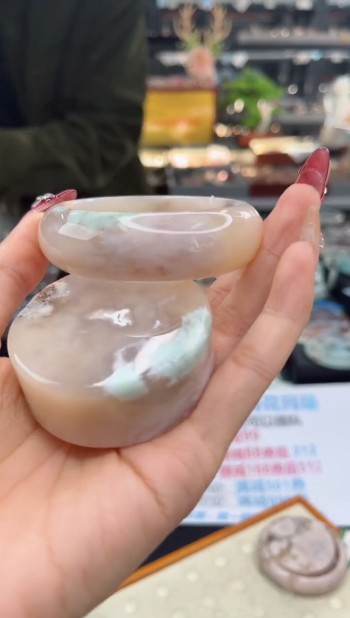 【闪购商品】石英质玉手镯未镶嵌55圈口（不退不换）1567164