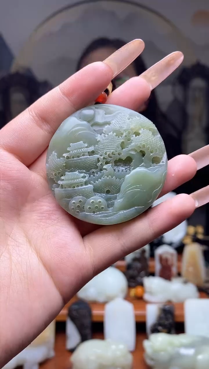 【闪购商品】和田玉吊坠未镶嵌13