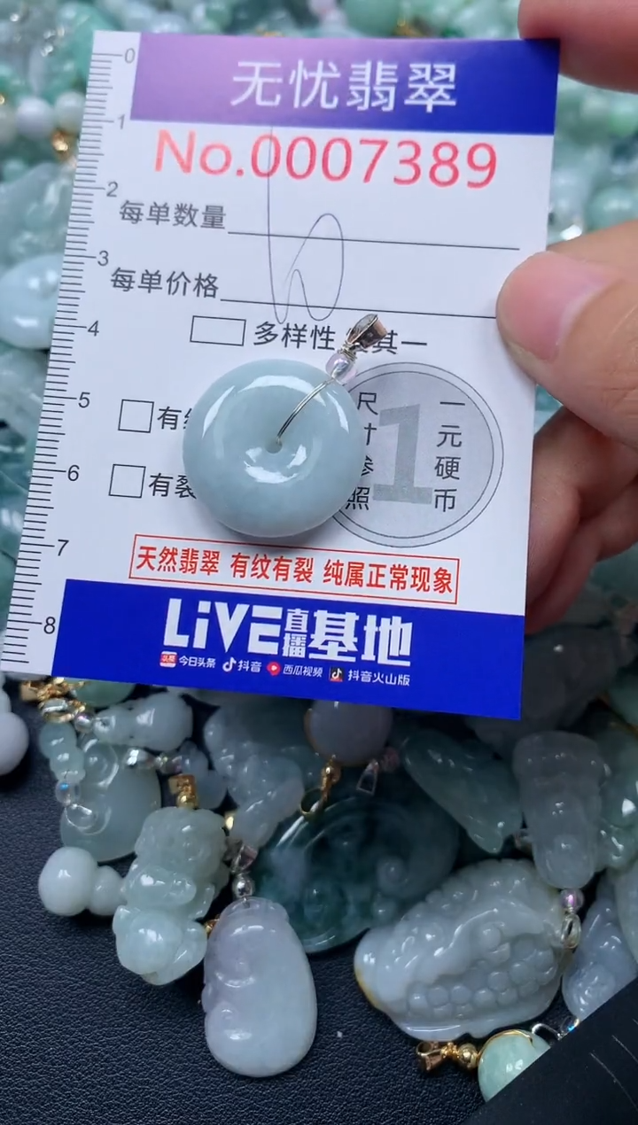 颈饰未镶嵌翡翠7382