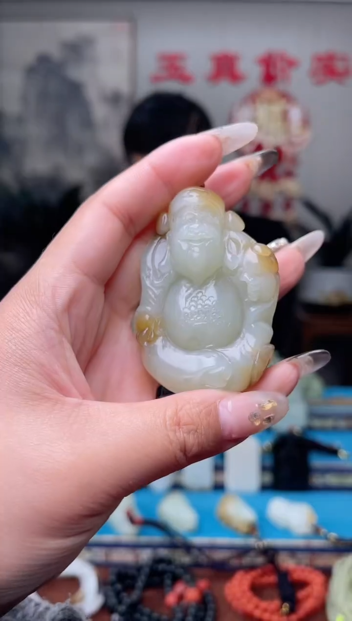 【闪购商品】和田玉挂件未镶嵌1