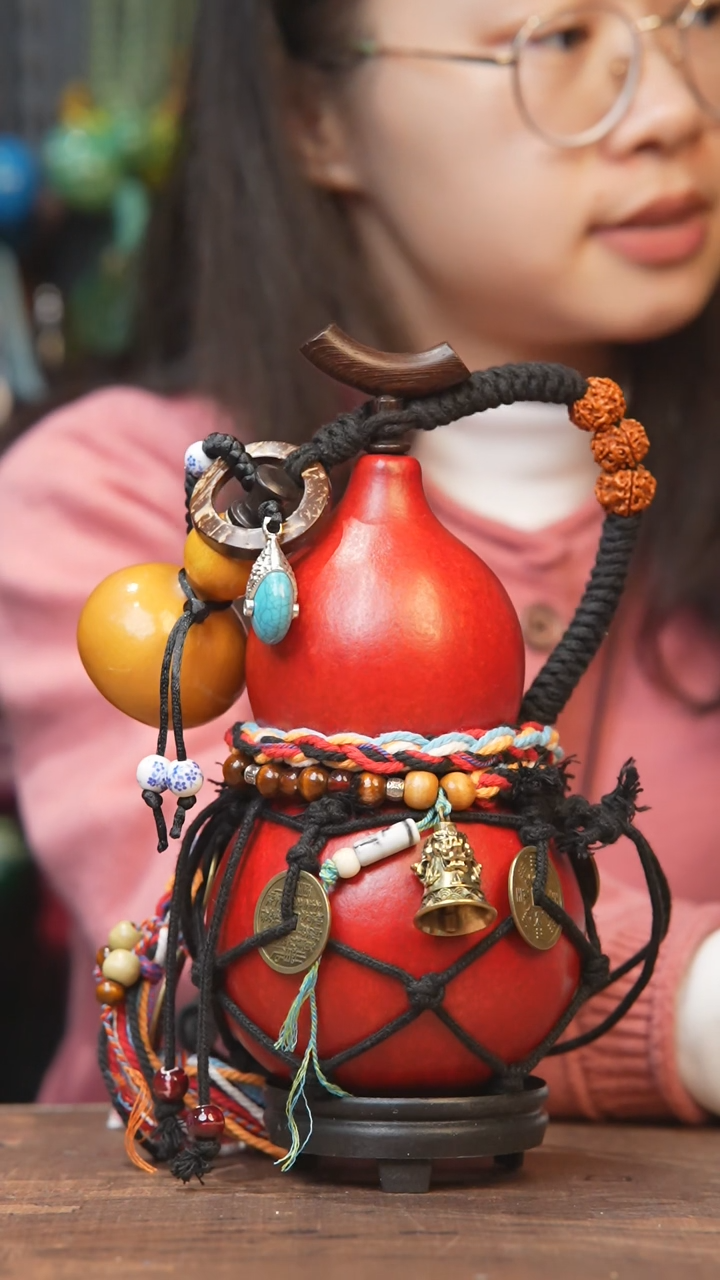 【闪购商品】1120号精品大漆葫芦700毫升