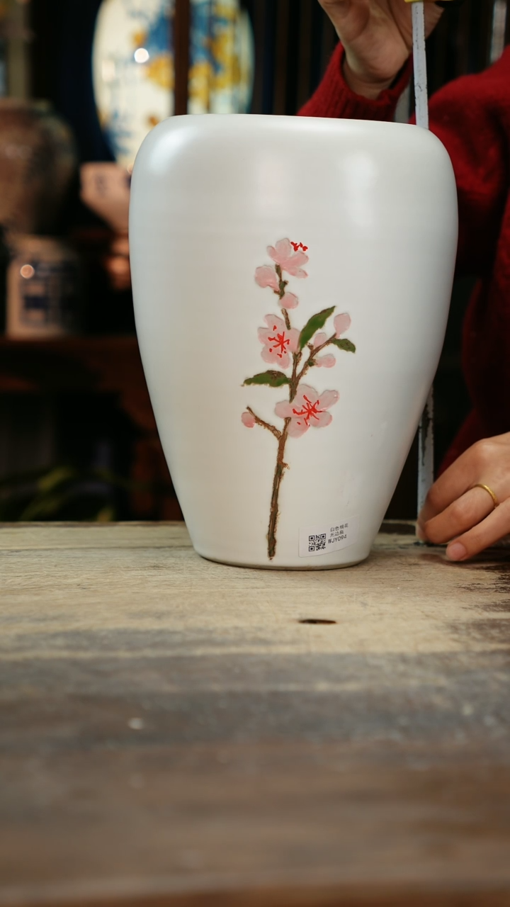 【闪购商品】瓷片景德镇纯手工釉下彩精品花瓶