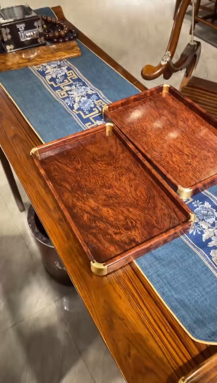 花梨木类花梨木 工艺品 茶盘专用链接 随机发货