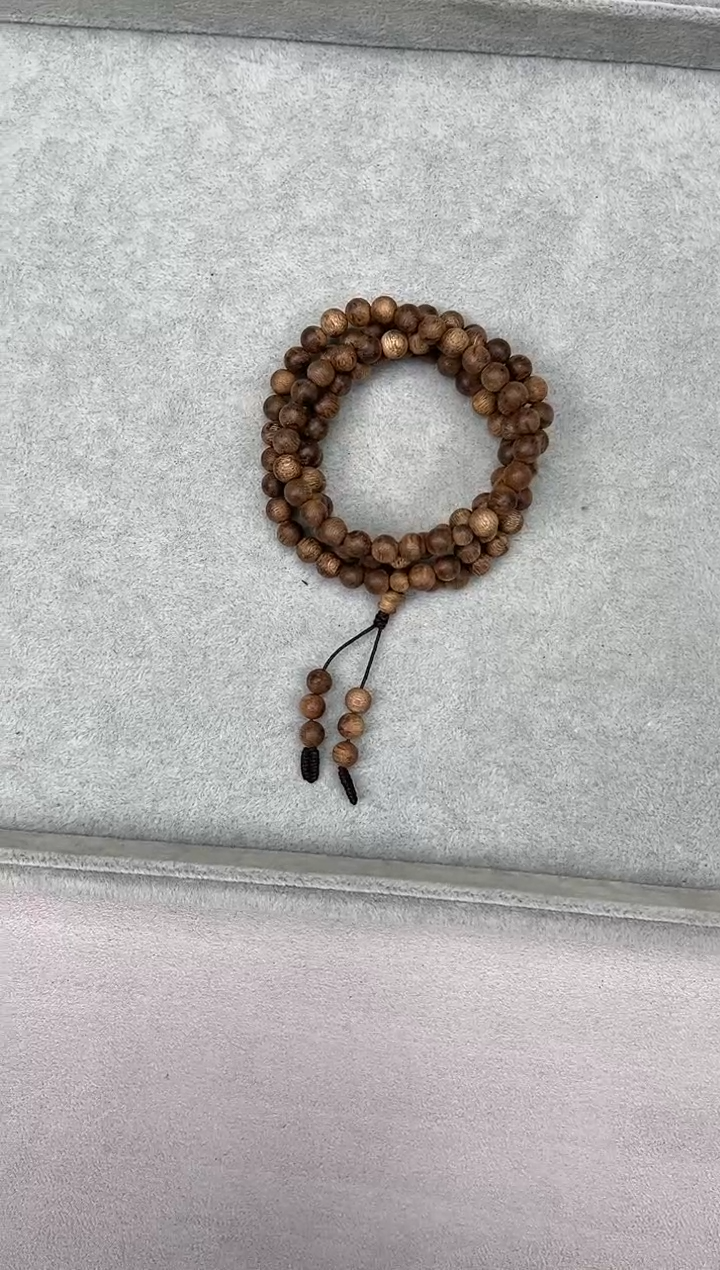 【闪购商品】沉香手串0.7密支那多圈14.8克