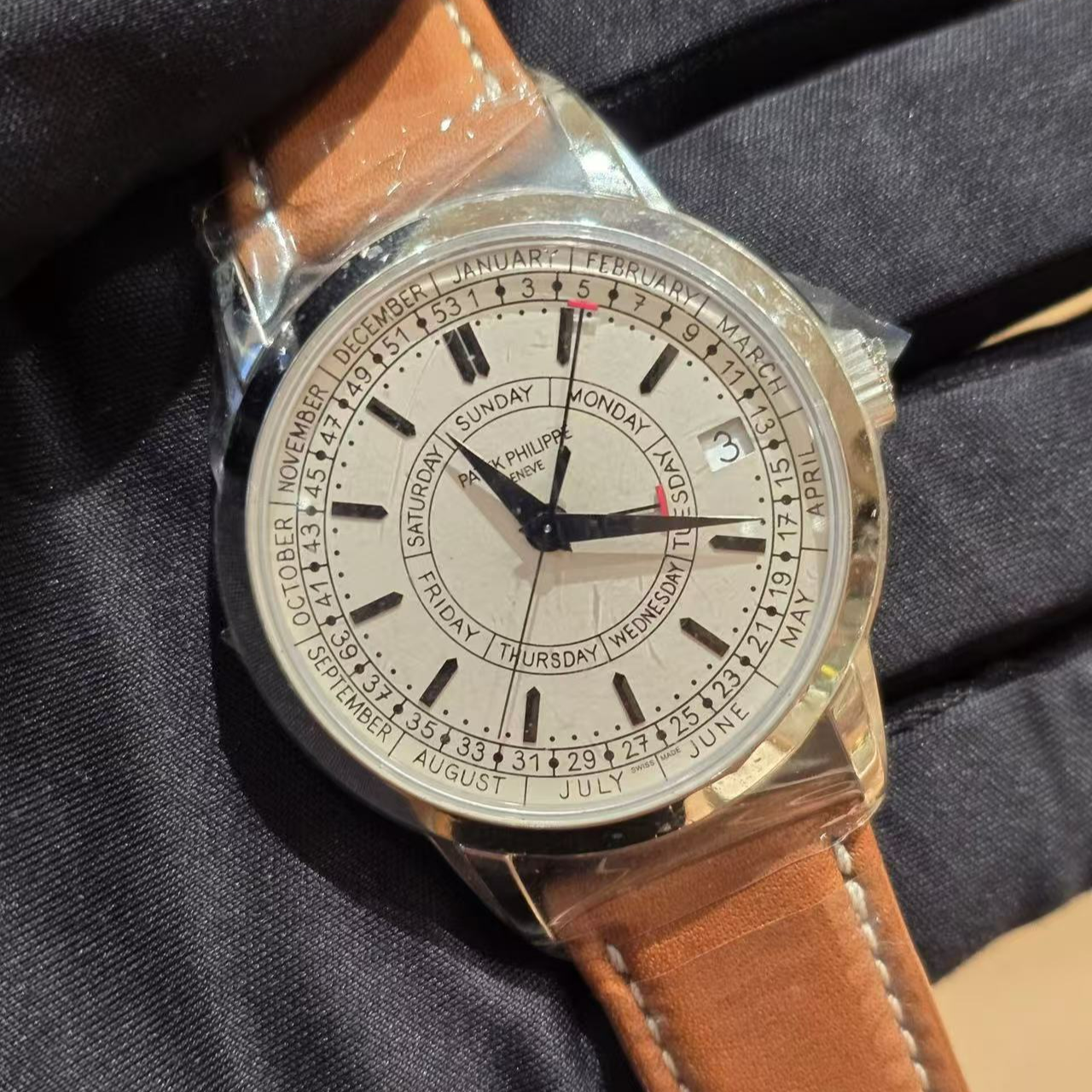 Patek Philippe/百达翡丽 白色盘面 精钢材质 40mm表径
