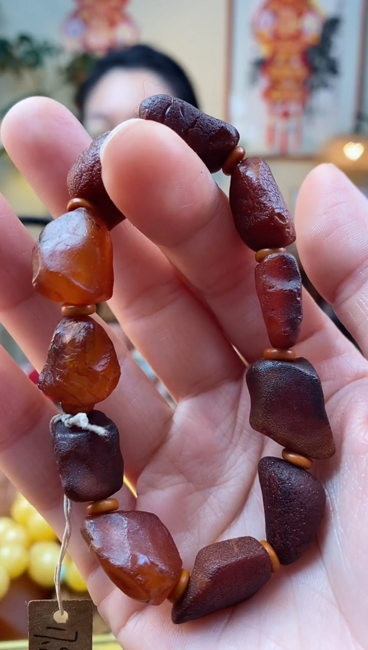 【闪购商品】琥珀手串未镶嵌手串