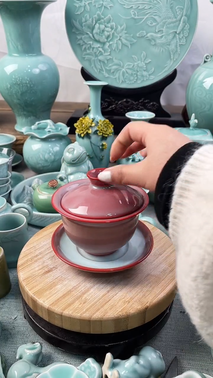 【闪购商品】特价福利 微瑕 慧仙青瓷