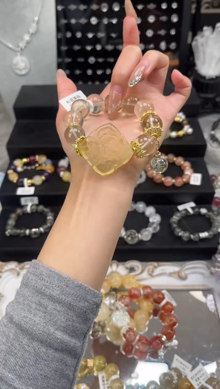 【闪购商品】水晶手链未镶嵌天然水晶 多样性发货