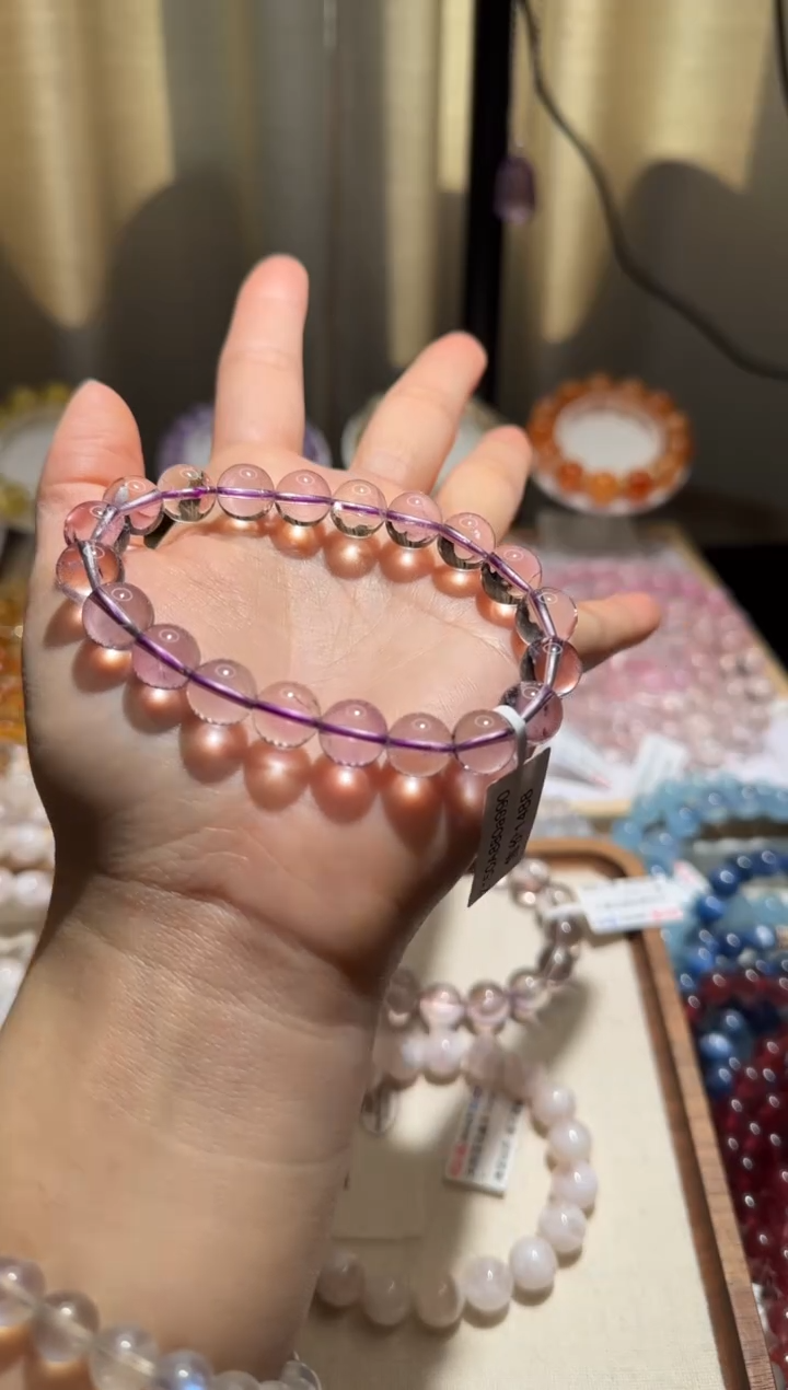 【闪购商品】紫晶手链未镶嵌紫水晶10mm+