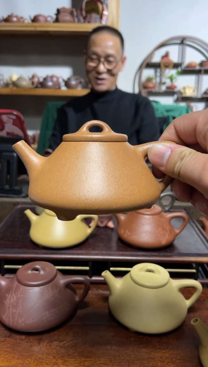 【闪购商品】紫砂茶壶黄金段子冶180CC