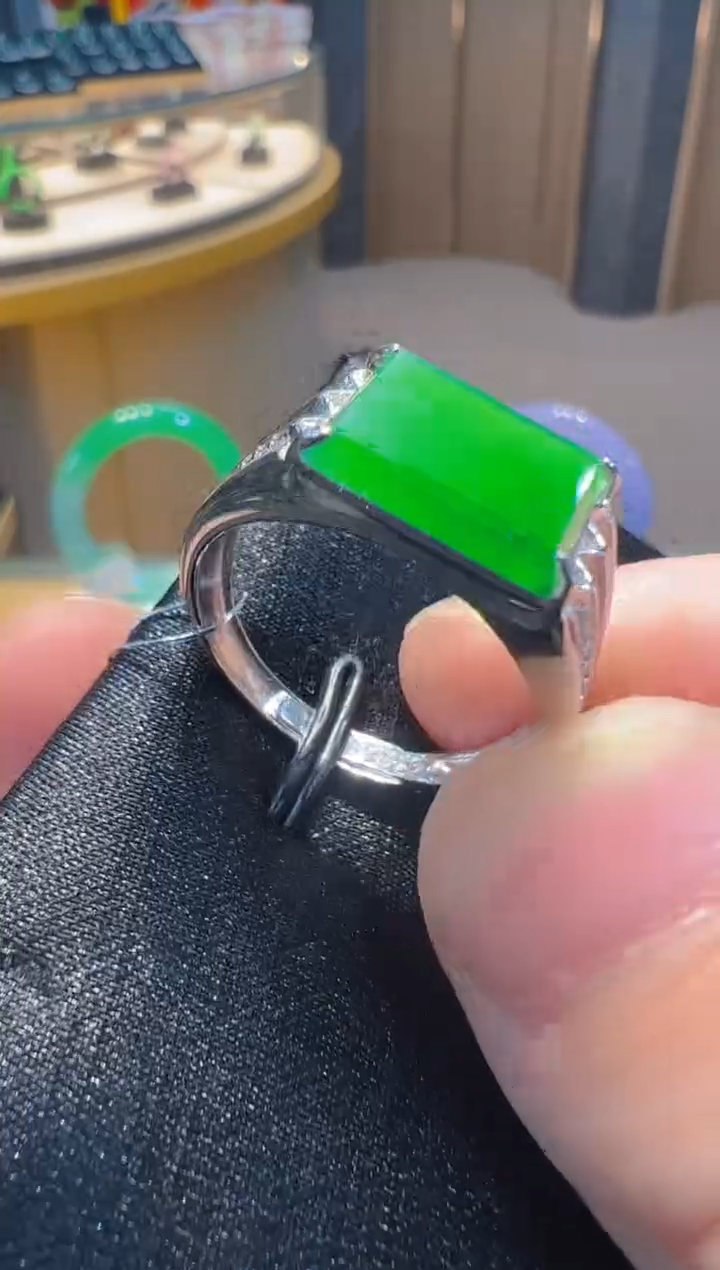 【闪购商品】翡翠戒指银S925镶嵌多样性发货一件