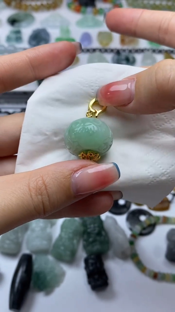 未镶嵌挂件翡翠翡翠