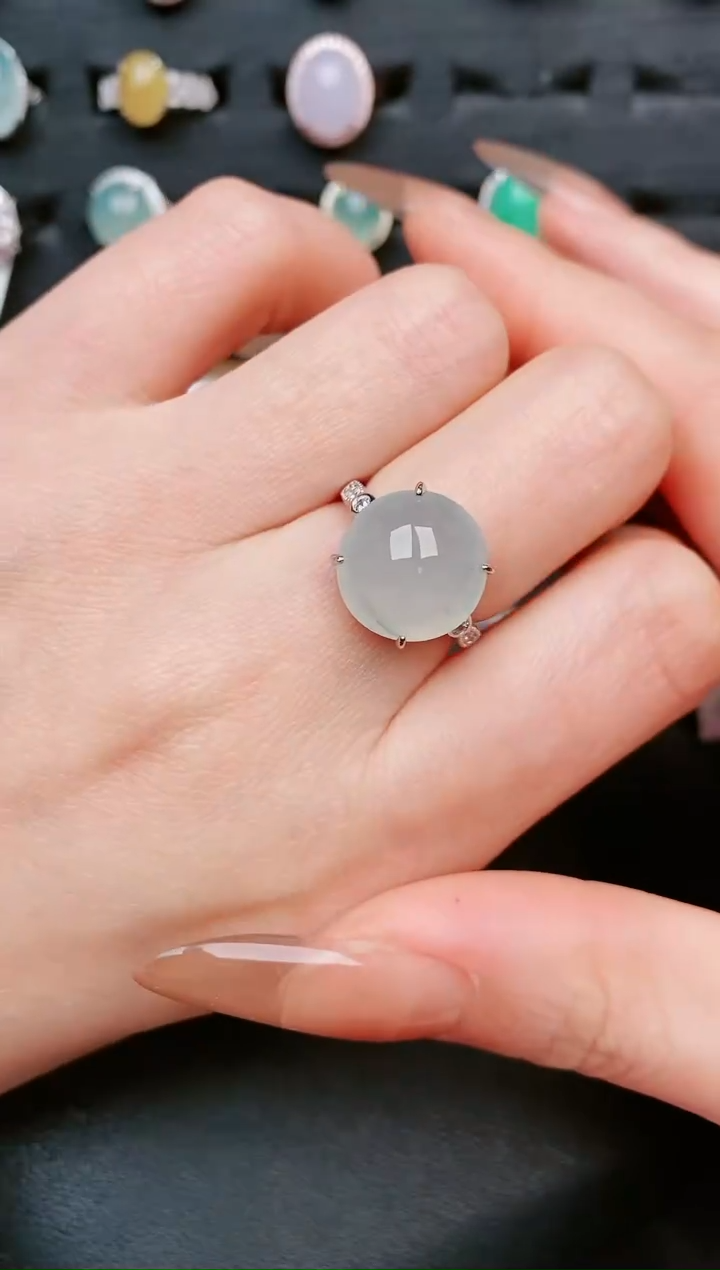 【闪购商品】翡翠戒指银S925镶嵌.....