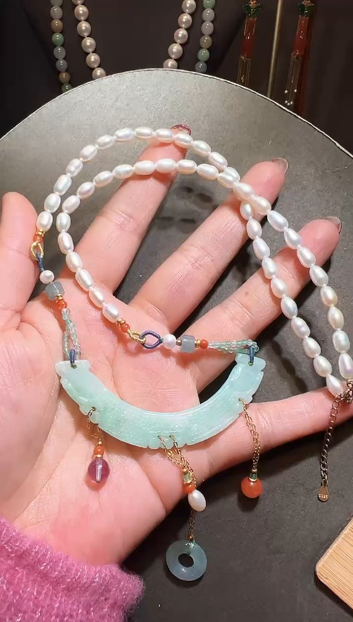【闪购商品】翡翠颈饰未镶嵌翡翠玉皇吊坠