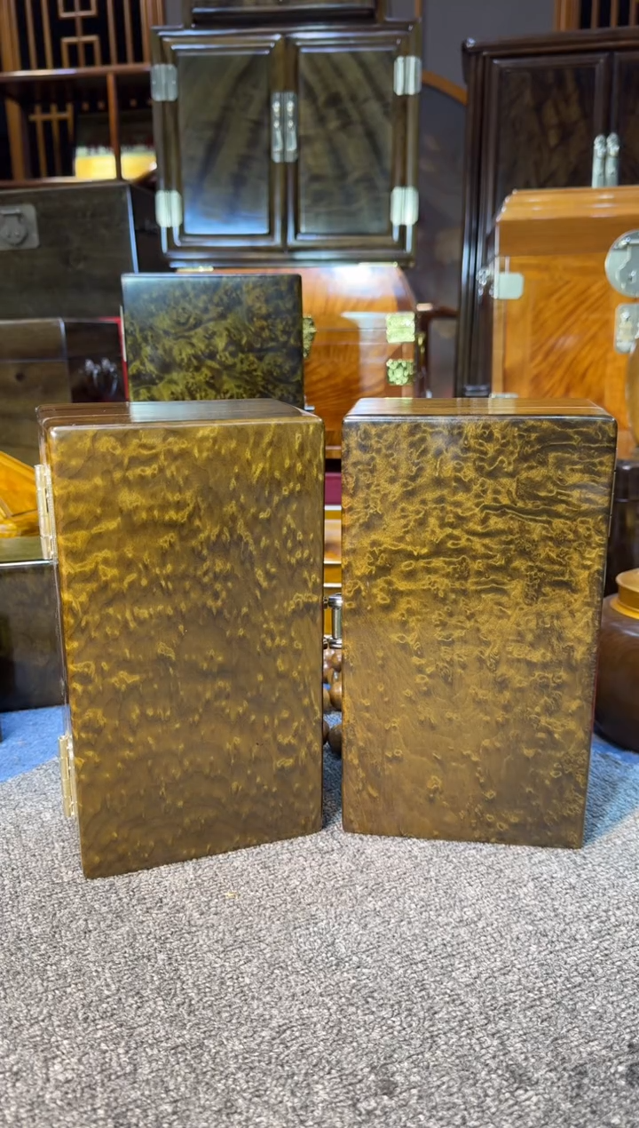 【闪购商品】乌木类成套家具阴沉乌木对盒Y24