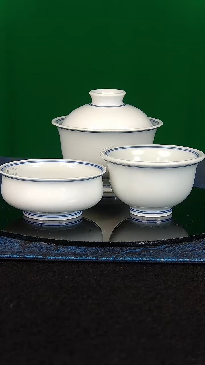 毛仔柴窑白胎套组