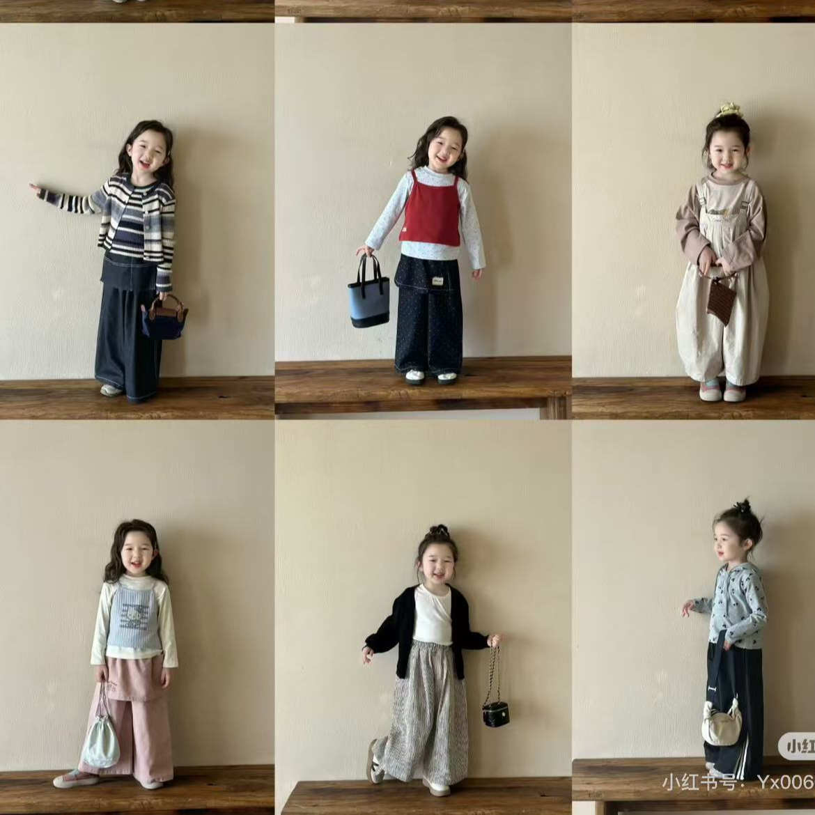 女童春装每日穿搭童装 韩系女童穿搭韩版童装每日童装穿搭分享