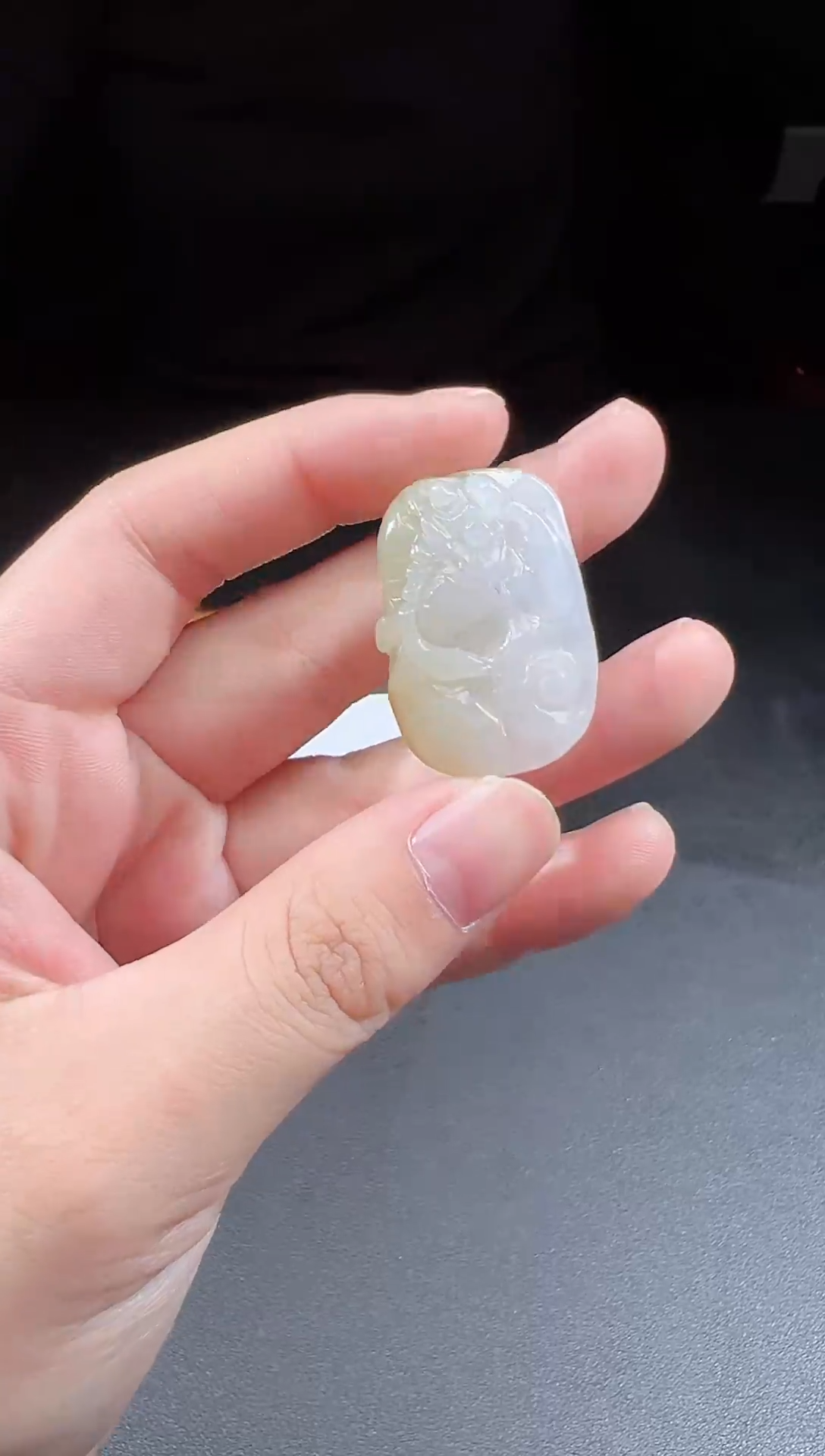 【闪购商品】翡翠颈饰未镶嵌天然A货翡翠（多样性发）荷叶鱼