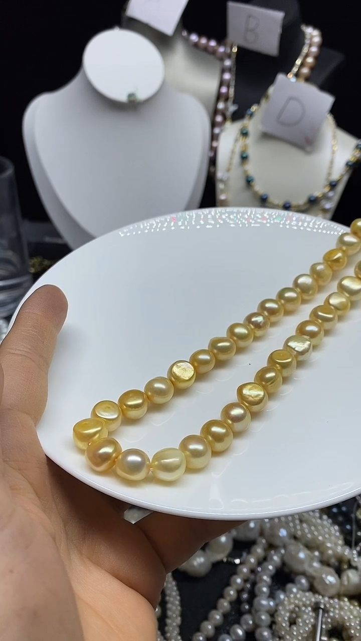 淡水珍珠未镶嵌颈饰多人