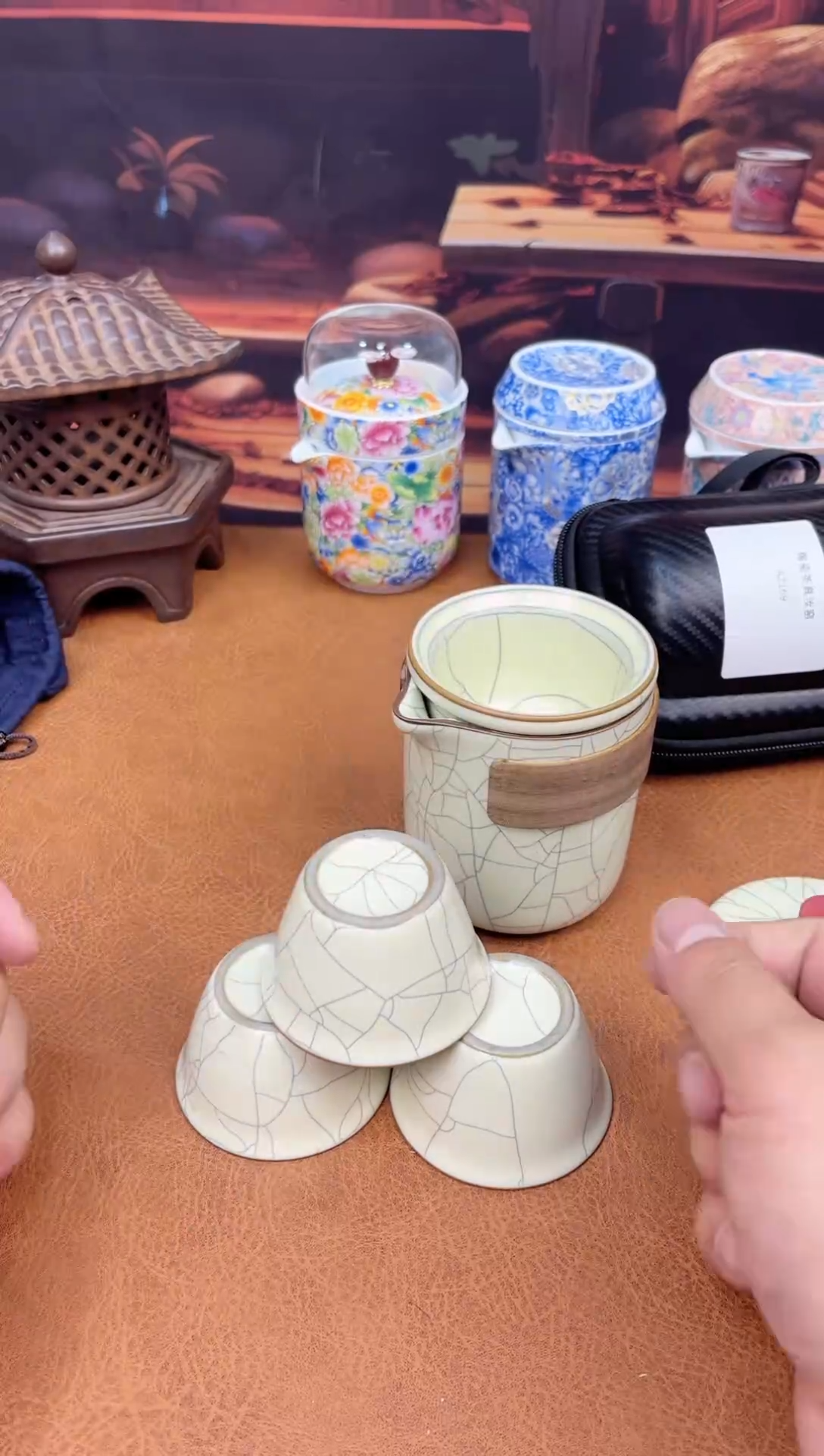 【闪购商品】陶瓷茶具摆件茶叶罐