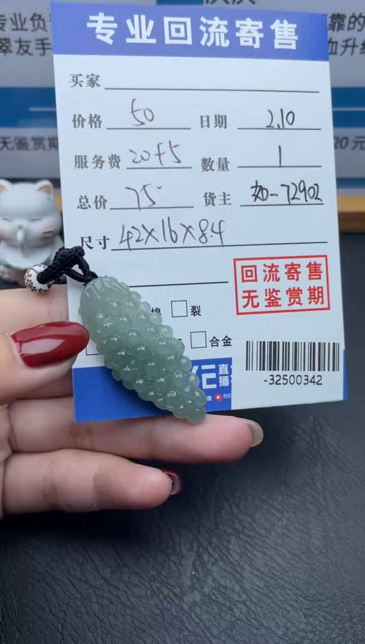 【闪购商品】翡翠颈饰未镶嵌多人-32500342