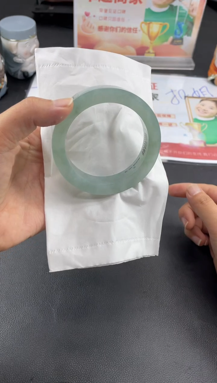 【闪购商品】定制翡翠手镯未镶嵌正圈HFA/8DZS