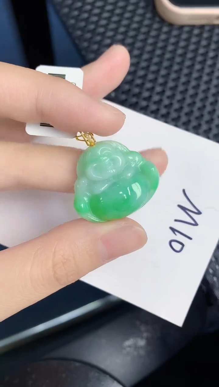 【闪购商品】翡翠颈饰18K金镶嵌000000000