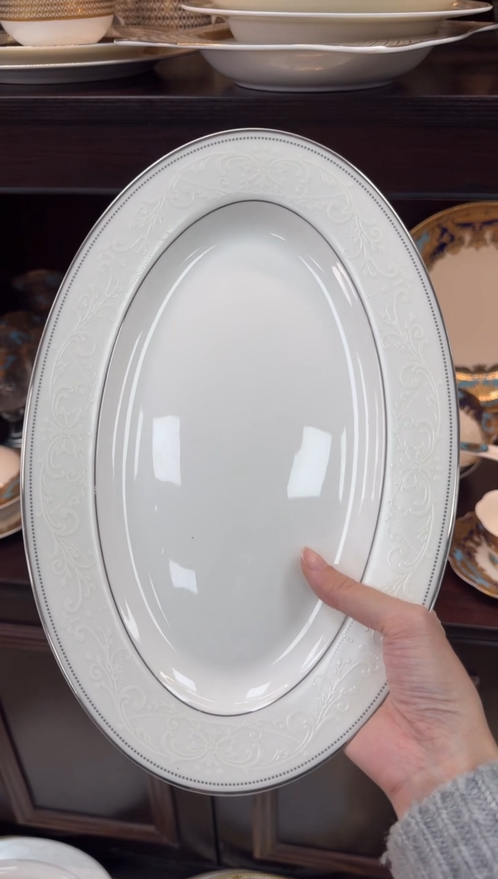 【闪购商品】瓷片12英寸鱼盘福利款 尾单