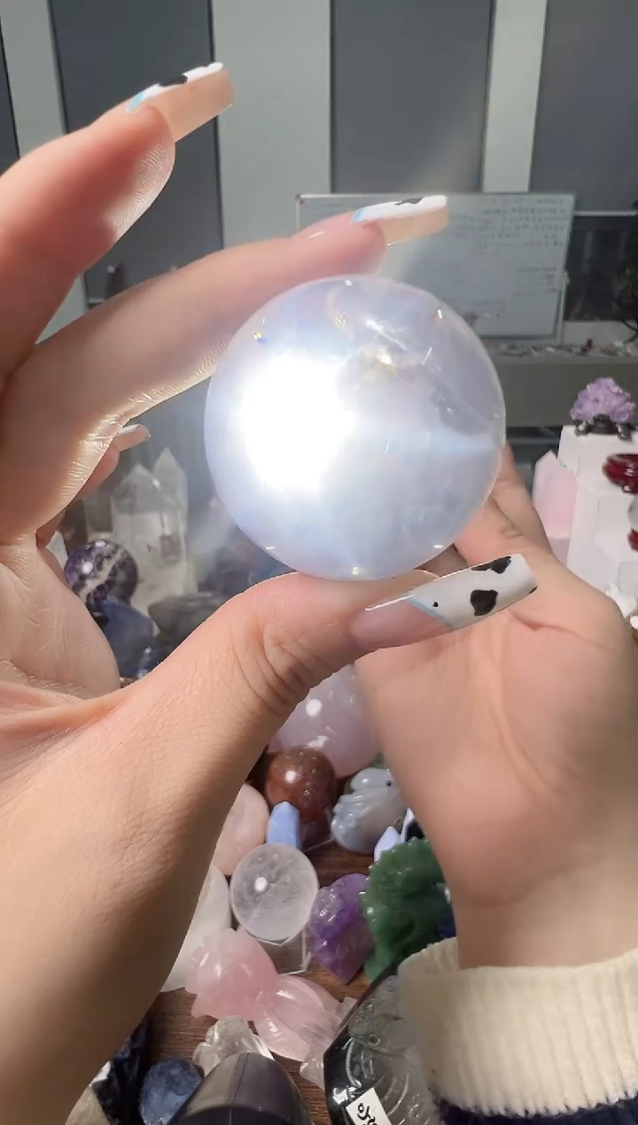 未镶嵌珠宝半成品水晶M967 约4.2cm