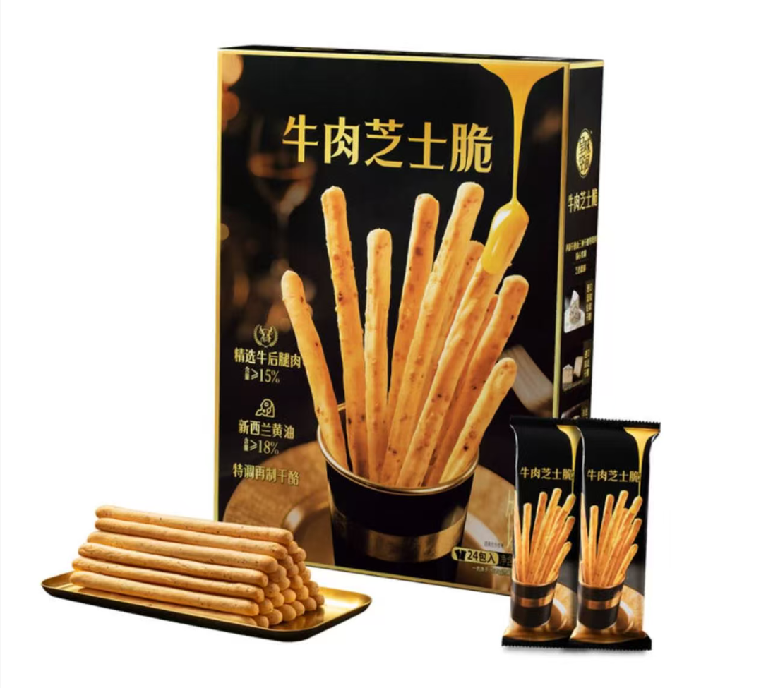 MM超市代购呈味空间 牛肉芝士脆600g