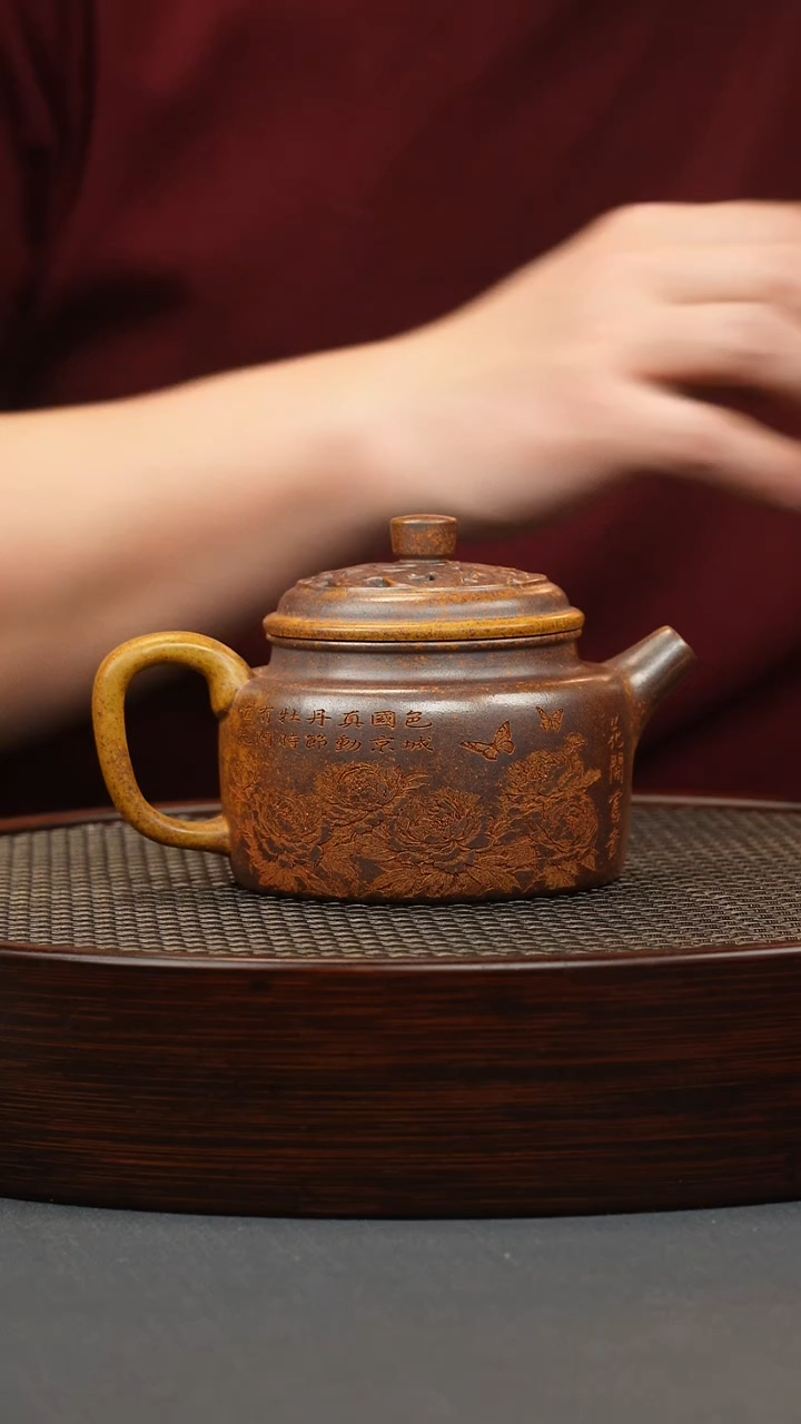 【闪购商品】紫砂茶壶龙骨金砂德钟