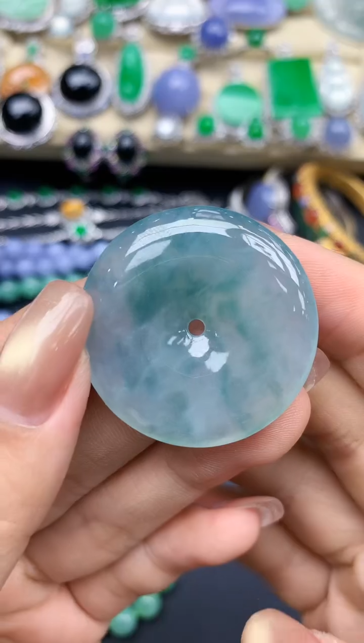 颈饰未镶嵌翡翠357-中国好珍宝