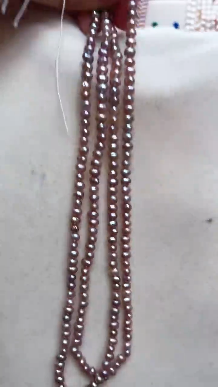 【闪购商品】淡水珍珠吊坠(不含链)钛钢妖紫色珍珠项链